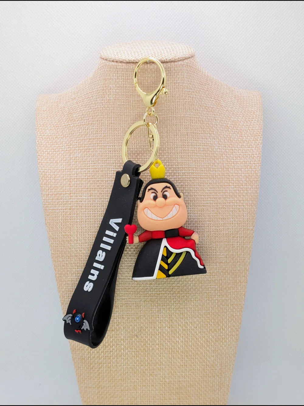 Queen Of hearts Keychain Bag Charm